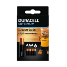 Duracell Optimum AAA İnce Kalem Pil 6'lı