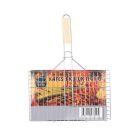 Mangal Sefası Ağaç Saplı Kafesli Izgara 23x36cm