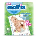 Molfix Bebek Bakım Örtüsü 10'lu 60x60 cm