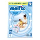 Molfix Extra Large Ultra Fırsat 6 Numara 62 Adet Bebek Bezi