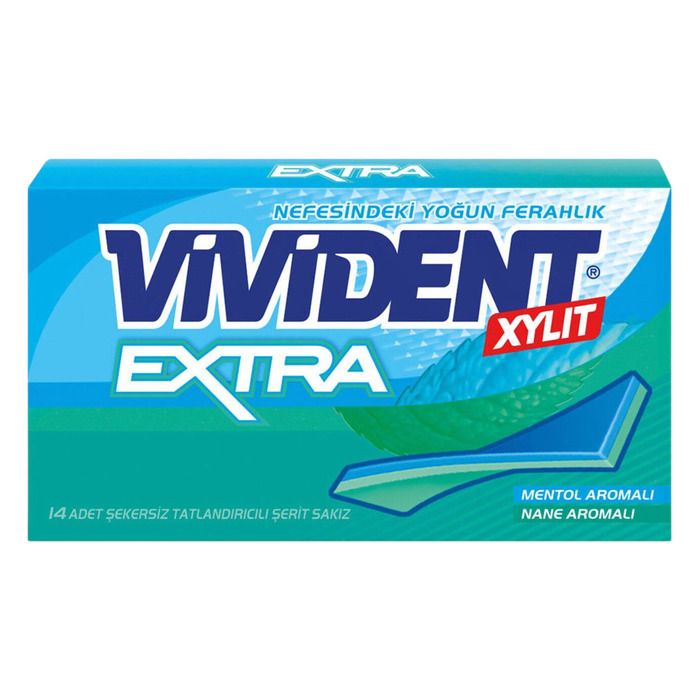 Vivident Sakız Xylıt 45 Dk Yeşil Nane Aromalı 26 Gr