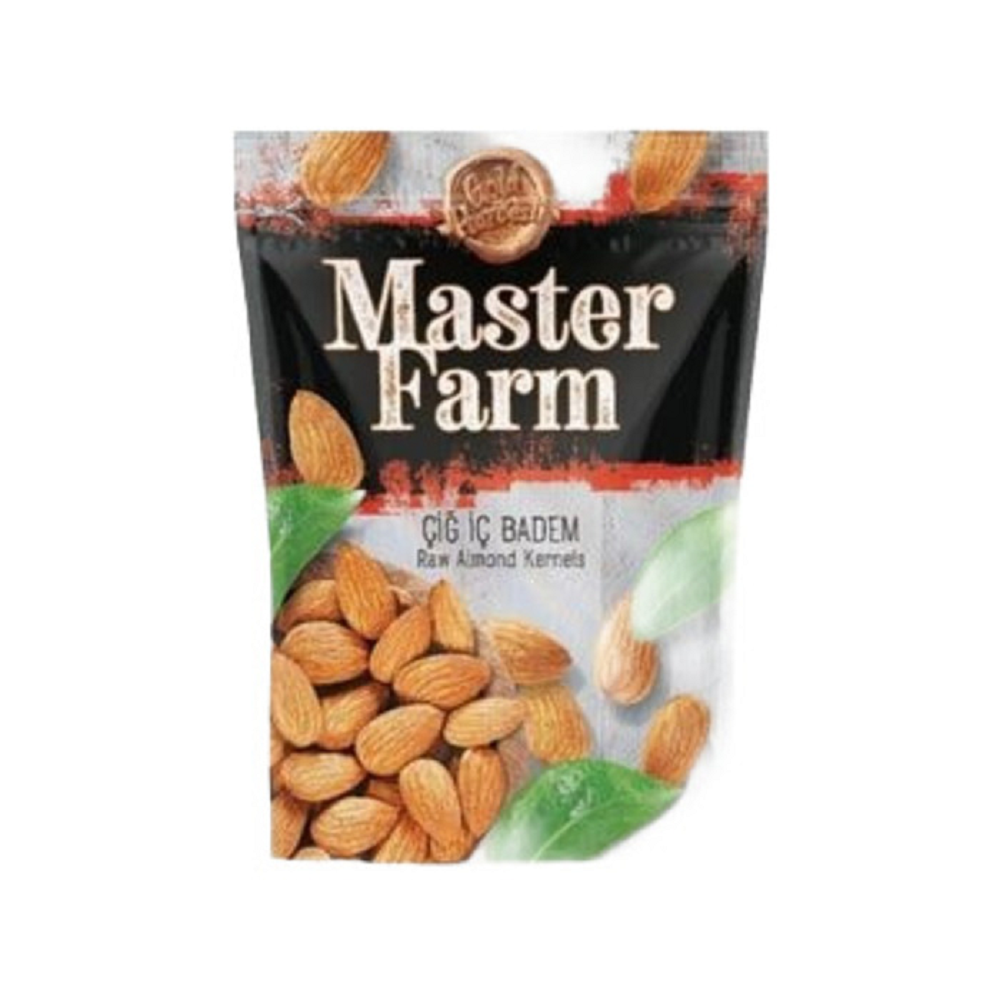 Master Farm İç Tatlı Badem Çiğ 160 Gr