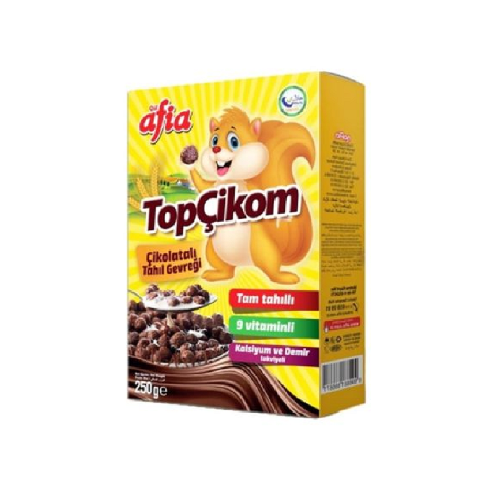 Afia Topçikom Çikolatalı Tahıl Gevreği 250 Gr