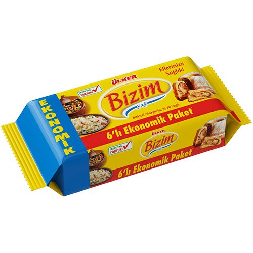 Bizim Eko Paket Margarin 6x250 g