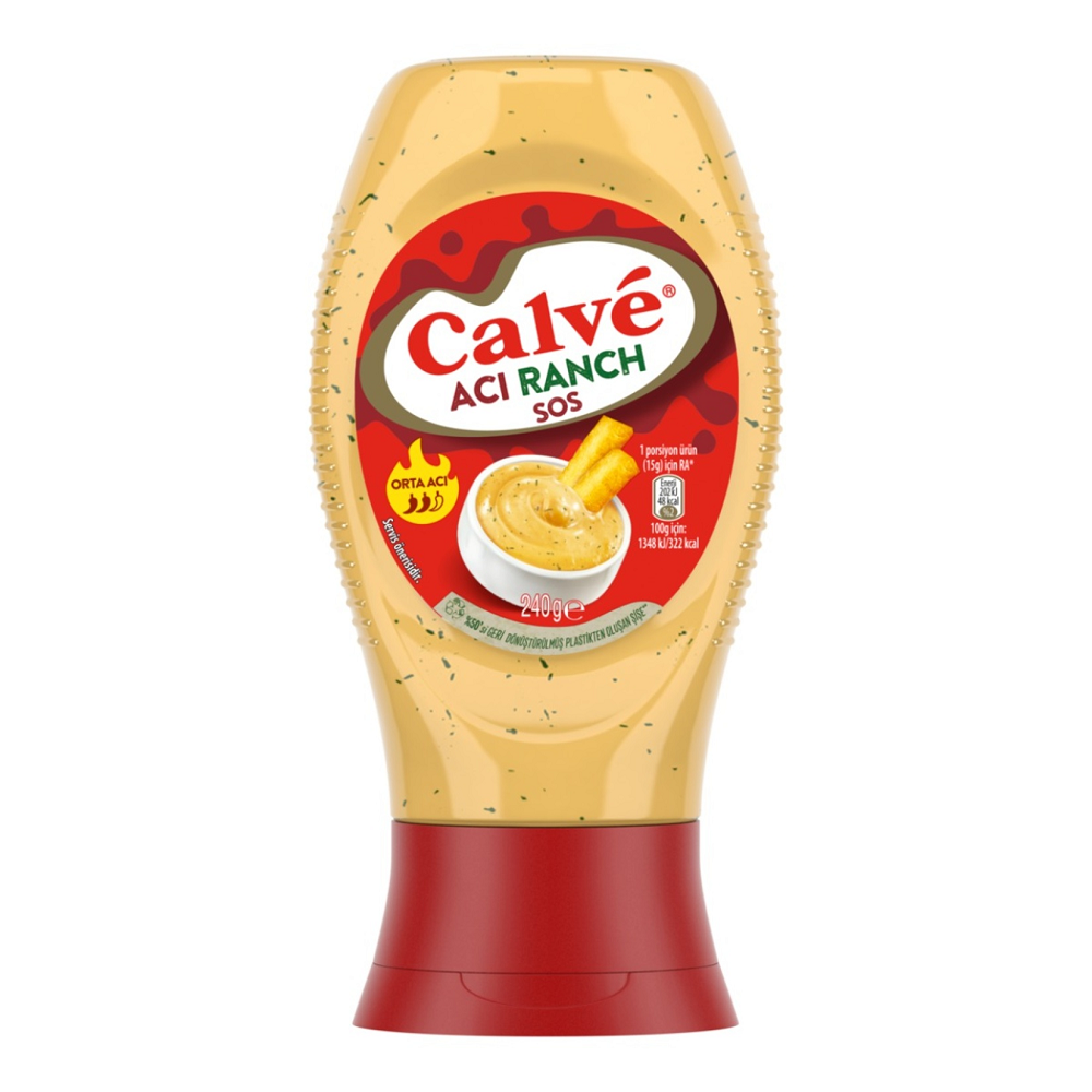 Calve Acı Ranch Sos 240 Gr 2