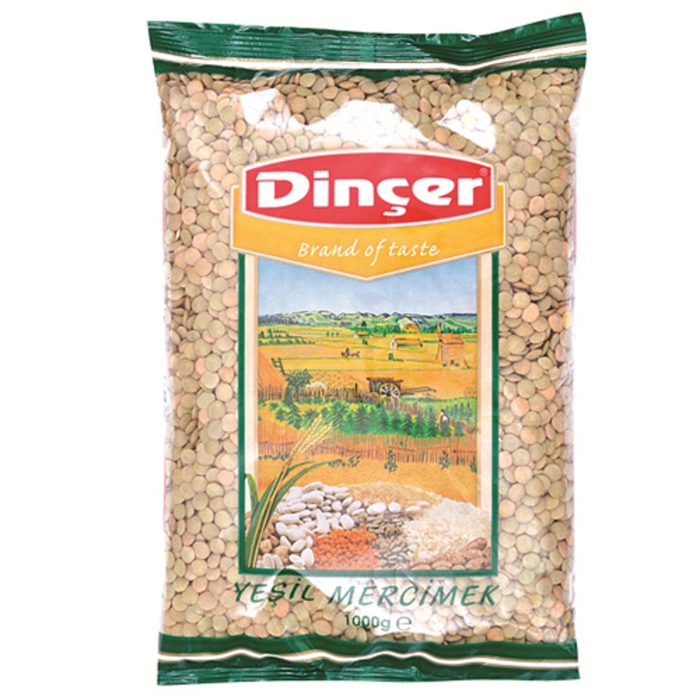 Dinçer Yeşil Mercimek 1 Kg
