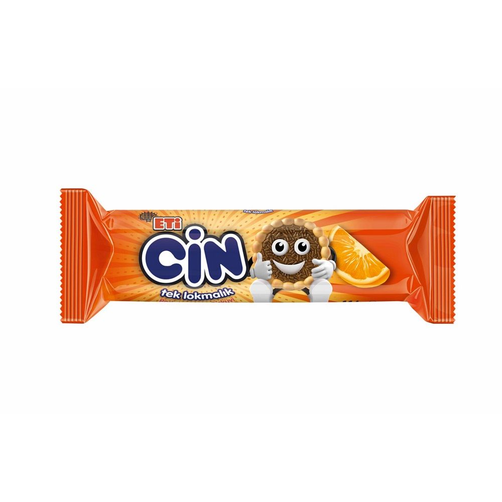 Eti Cin Tek Lokmalık Portakal Soslu Bisküvi 114 Gr