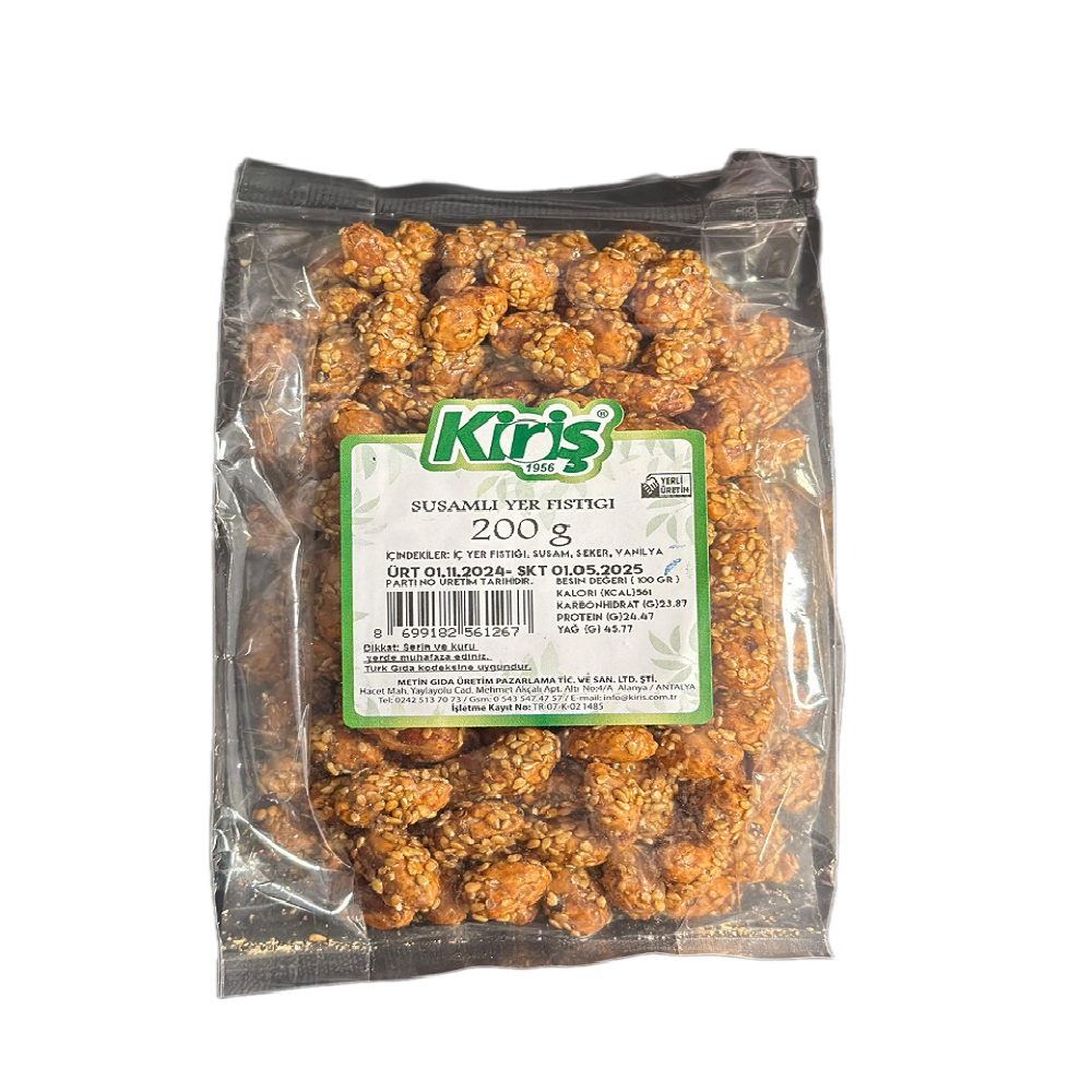 Kiriş Susamlı Fıstık 200 gr