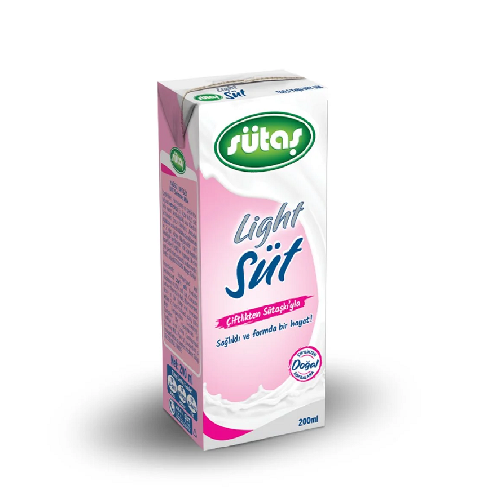 Sütaş Light Süt 200 ml