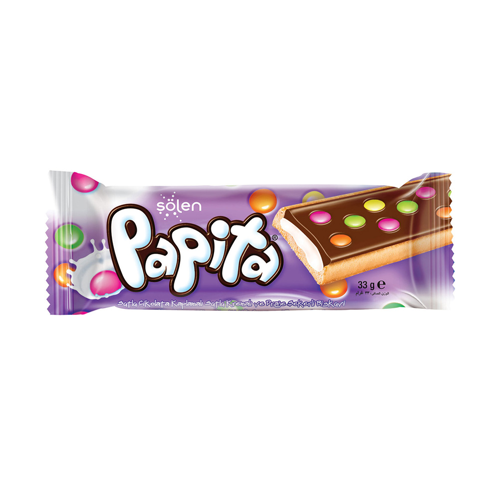 Şölen Papita Sütlü Draje Bisküvi 20 gr
