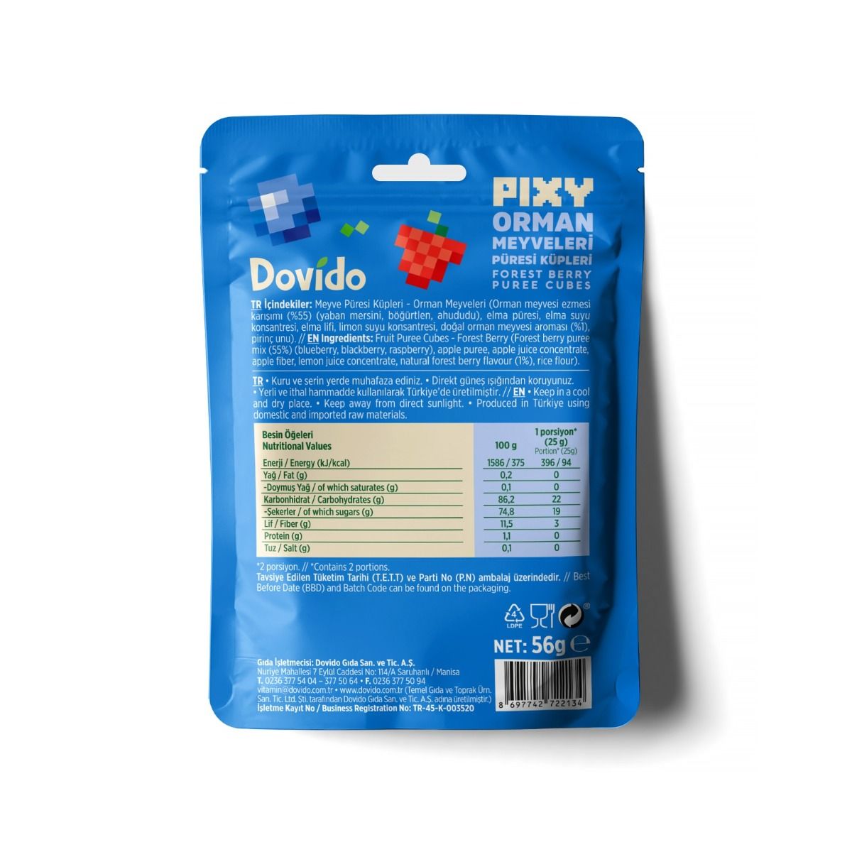 Dovido Pixy 56 GR Orman Meyveleri 2
