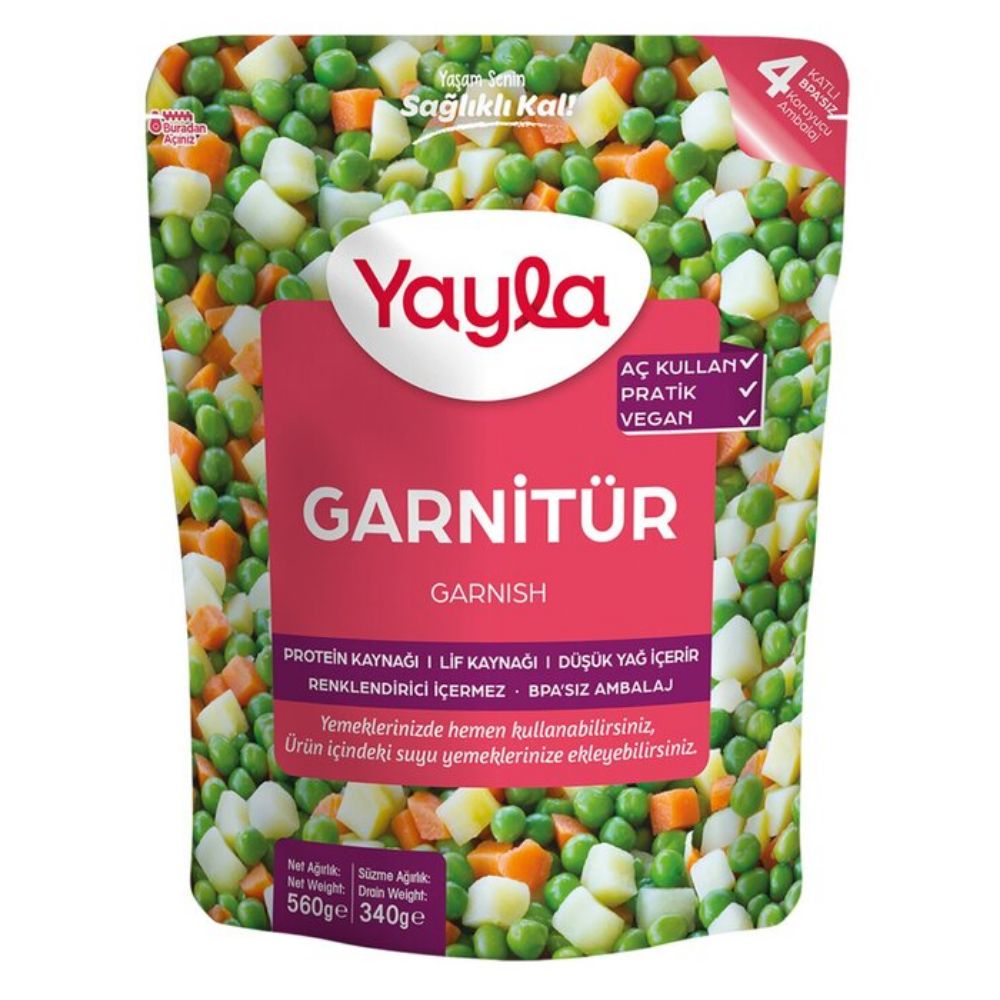 Yayla Haşlanmış Garnitür 560 Gr