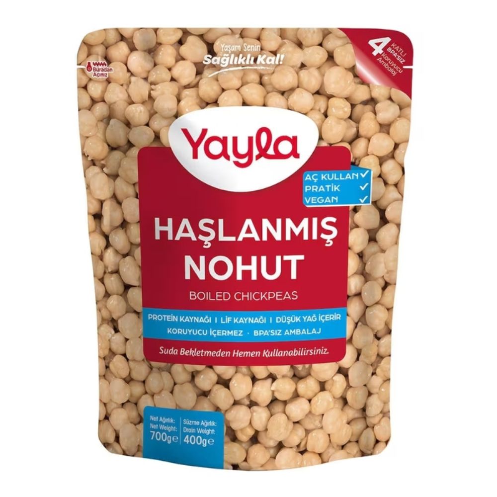 Yayla Nohut Haşlanmış 700 Gr