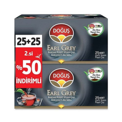 Doğuş Earl Grey Bardak Poşet Çay 25+25 li 100 G
