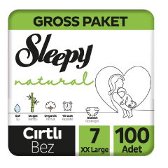 Sleepy Çocuk Bezi Gross Paket 7 Xxlarge 100'lü