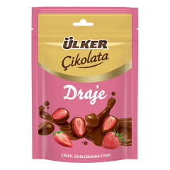 Ülker Çilekli Sütlü Draje 80 Gr