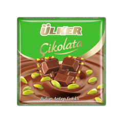 Ülker Antep Fıstıklı Kare Çikolata 65 g