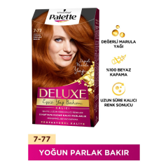 Palette Deluxe Yoğun Parlak Bakır Saç Boyası 7-77