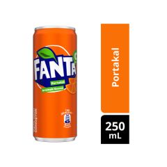 Fanta Portakal Aromalı Gazoz Kutu 250 Ml