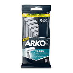 Arko Men Tıraş Bıçağı Tek Bıçaklı 5 li