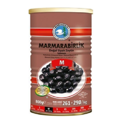 Marmarabirlik Salamura Siyah Zeytin M(261-290) 800 Gr