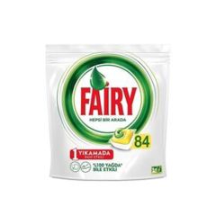 Fairy Hepsi Bir Arada 84 Yıkama Kapsülü Limon Kokulu