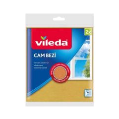 Vileda +%30 Mikrofiberli Cam Bezi 2'Li