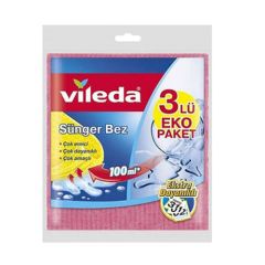 Vileda Sünger Bez 3'Lü Paket