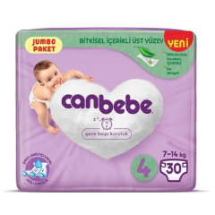 Canbebe Jumbo Maxi 7-14 Kg No 4 30'lu