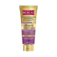 Bioblas Bakım Kremi Saç Dökülmesine Karşı Collagen & Keratin 250 Ml