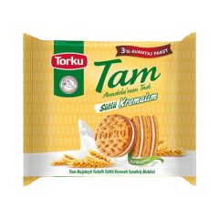 Torku Tam Sütlü Kremalı Bisküvi 3x83 g