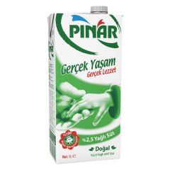 Pınar Süt %2.5 Yağlı 1 Lt