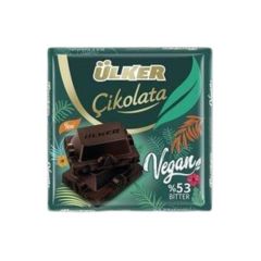 Ülker Vegan %53 Bitter Kare Çikolata 60 Gr