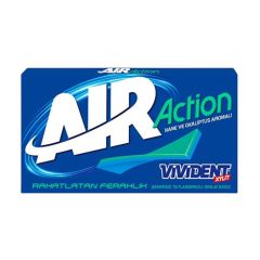 Vivident Sakız Cüzdan Air Action Mentol Okaliptus Aromalı 26 Gr