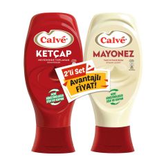 Calve Ketçap Acılı Mayonez 1150 Gr