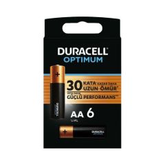 Duracell Opt. Kalın Kalem 6 Lı Aa