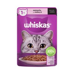 Whiskas Somonlu Poşet Yaş Mama 85 Gr