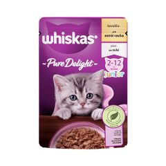 Whiskas Pure Delight Yavru Tavuklu Poşet Yaş Mama 85 Gr