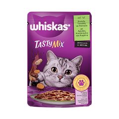 Whiskas Tasty Mix Kuzulu Tavuklu Ve Havuçlu Poşet Yaş Mama 85 Gr