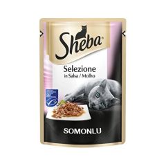 Sheba Pouch Somon Balıklı 85 Gr