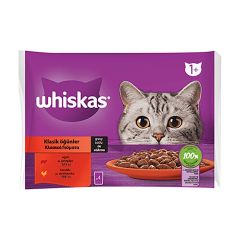 Whiskas Klasik Öğünler Poşet Yaş Mama 340 Gr