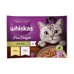 Whiskas Pure Delight Dilimli Seçim Tavuklu Ve Somonlu Poşet Yaş Mama 340 Gr