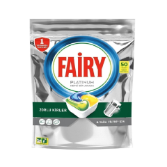 Fairy Platinum 50 Yıkama Bulaşık Makinesi Deterjanı Kapsülü Limon Kokulu