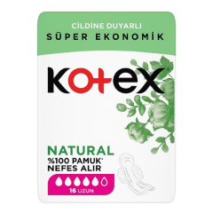 Kotex Natural Ultra Ped Uzun 16'lı