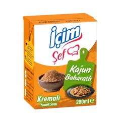 İçim Şef Krema Yemek Sosu Kajun Baharatlı 200 Ml