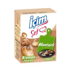 İçim Şef Krema Yemek Sosu Mantarlı 200 Ml