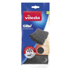 Vileda Tel Bulaşık Glitzi Power Inox Çelik 2'li