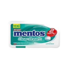 Mentos Şeker Clean Breath Yoğun Nane Aromalı 21 Gr