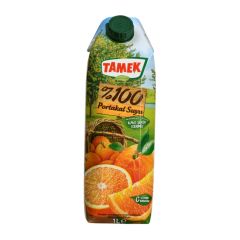 Tamek Meyve Suyu %100 Portakal 1 Lt