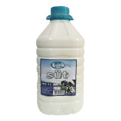 Berk Çiftlik Çiğ İnek Sütü 3 Lt
